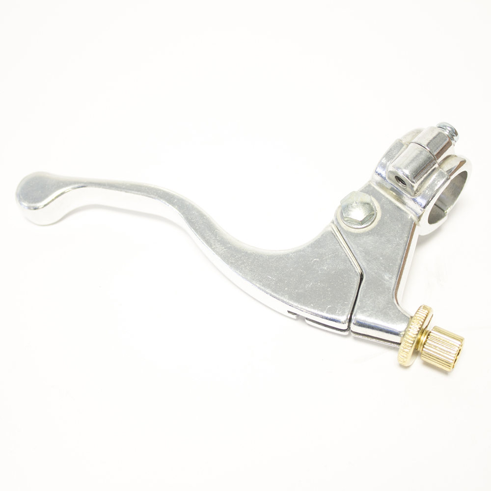BRAKE LEVER ASSEMBLY UNIVERSAL SILVER SHORT